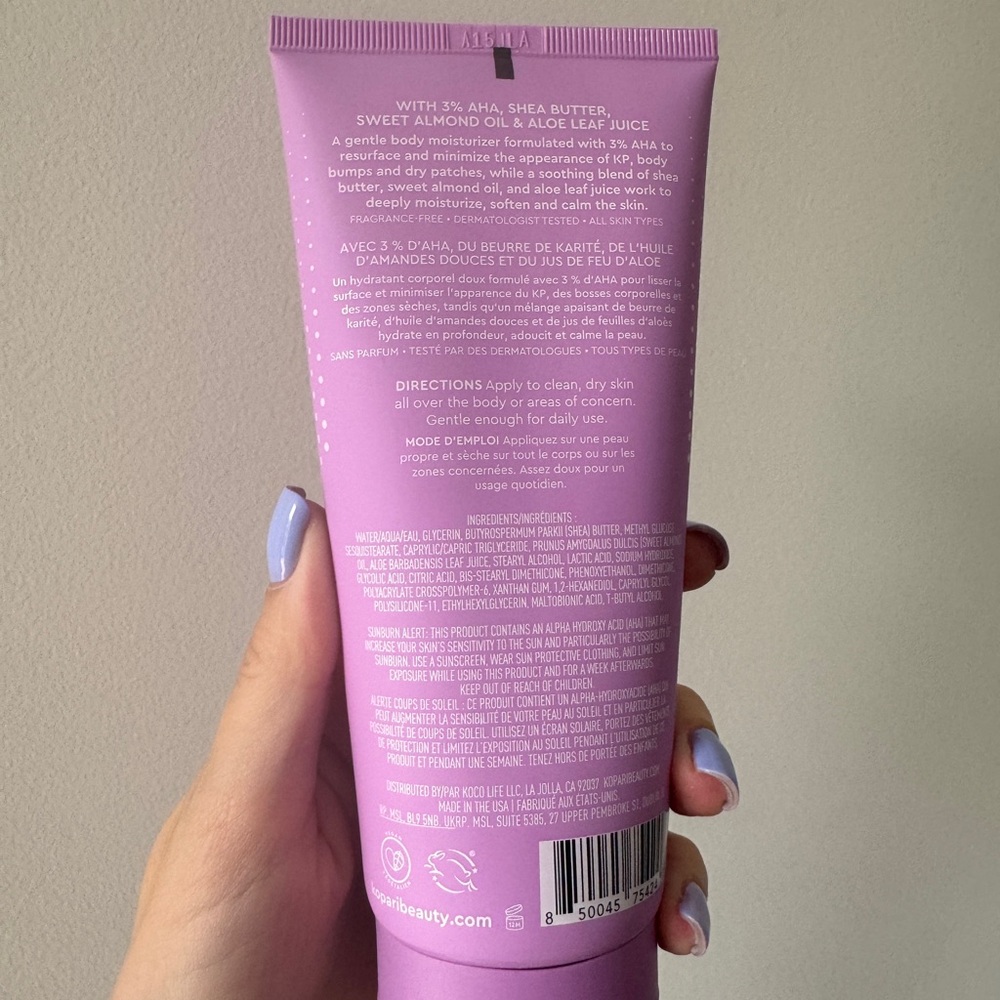 Kopari KP Body Bumps Be Gone Smoothing Body Lotion 5.3 oz - Picture 2 of 3